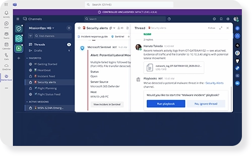 Microsoft Teams 사용자와 협업