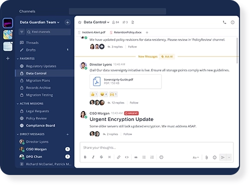 안전한 페이징 협업